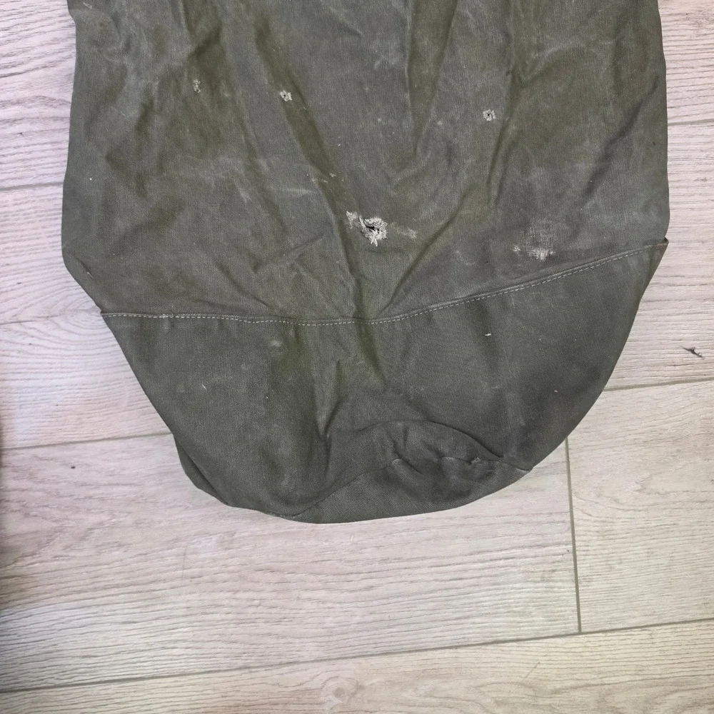 Military Surplus Duffle Bag Large Olive Green Fair Canvas Sea Bag Top Load 38in